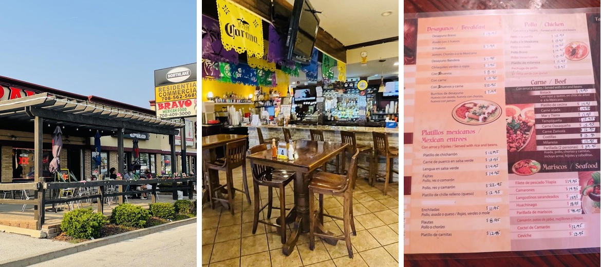 Bravo Mexican Restaurant Menu